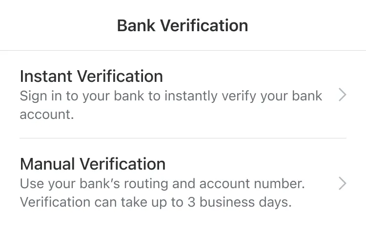 Add money UI screen 2